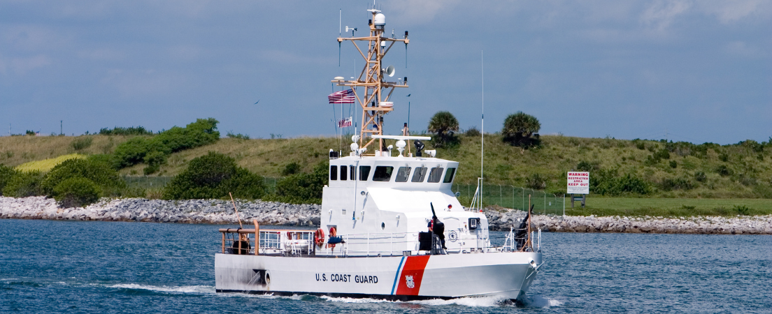 Coast Guard patrol boat symbolizing the operational readiness supported by SAPP and SAPT programs
